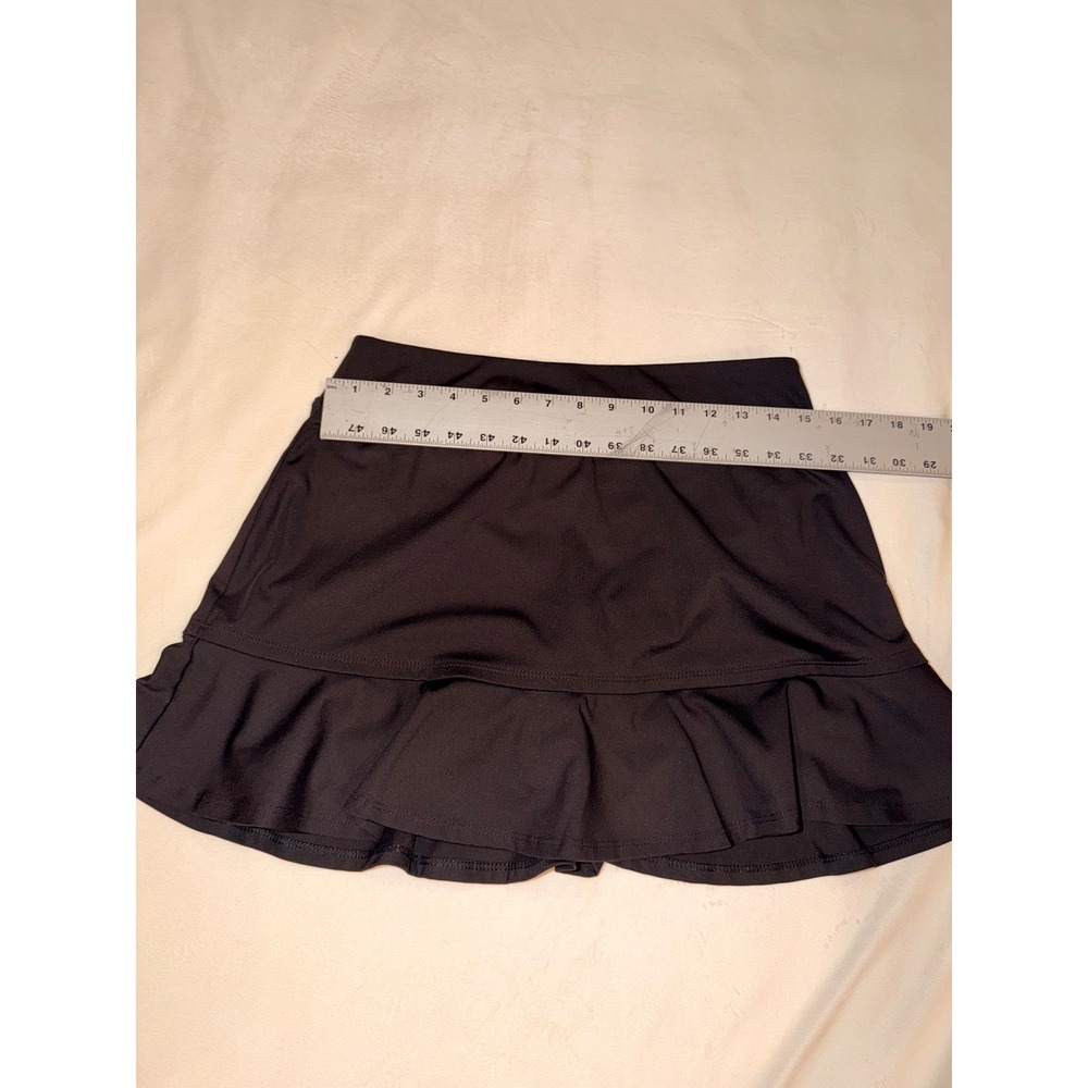 Tommy Bahama Golf Skort Black Ruffle Hem Active Athletic Womens Medium (720) - Picture 3 of 6